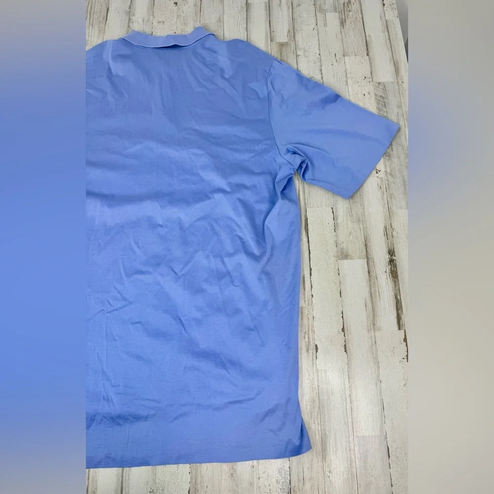 Polo Ralph Lauren Men's XL Blue Pima Polo Shirt Pima Cotton - Picture 9 of 10